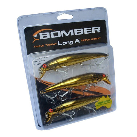 Bomber Long A 15a Triple Threat 120mm 13g Hard Body Lure [cl:xmk-hd]