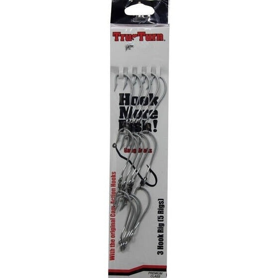Tru Turn Gang Hook Rigs [sz:4/0 - 5pk]