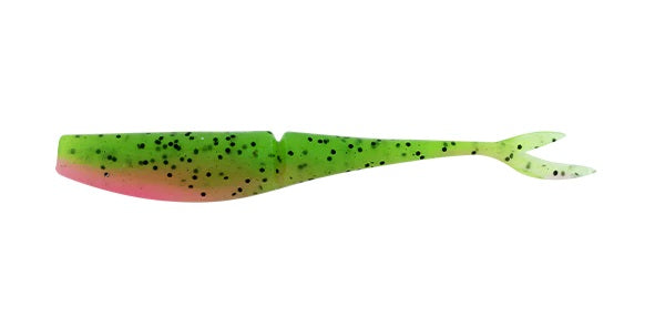 Daiwa Baitjunkie 5'' Jerkshad Soft Plastic Lure [cl:strewberry Ripple]
