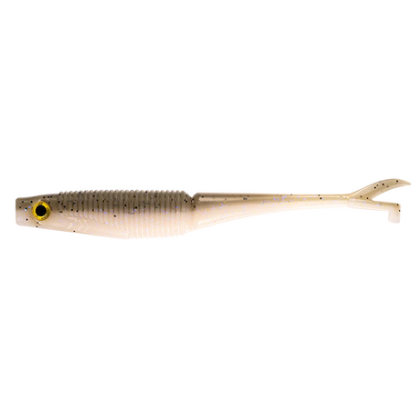 Daiwa Baitjunkie 3.95" Flick Soft Plastic Lure [cl:electric Shad]