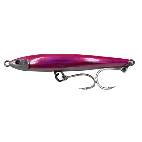 Daiwa Saltiga Over There 130s 53g Sinking Stickbait Lure [cl:pink Bits]
