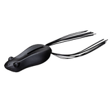 Daiwa Baitjunkie 3.7" Kikker Walker Soft Plastic Lure [cl:black Uv]