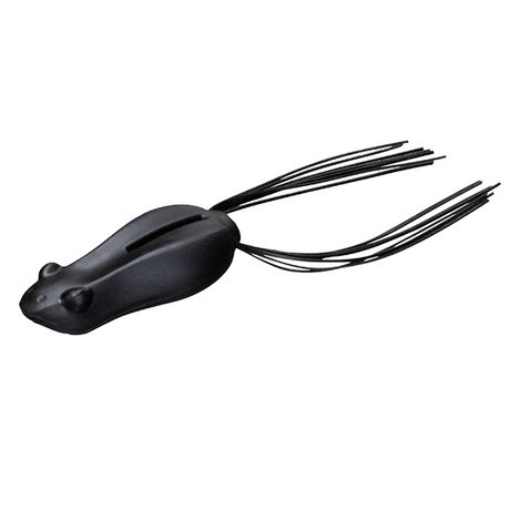Daiwa Baitjunkie 3.7" Kikker Walker Soft Plastic Lure [cl:black Uv]