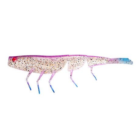 Daiwa Baitjunkie 7" Prawn Soft Plastic Lure [cl:purple Panther]