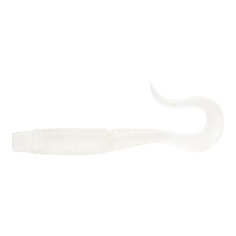 Daiwa Baitjunkie 4" Wave Minnow Soft Plastic Lure [cl:white Pearl]