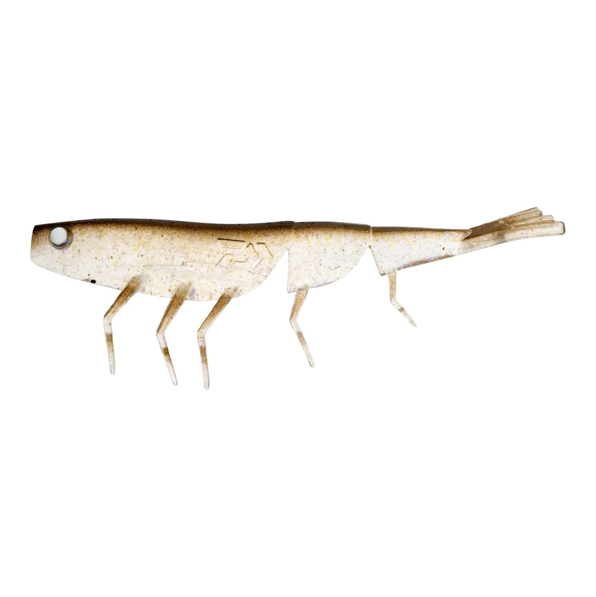 Daiwa Baitjunkie 4" Prawn Soft Plastic Lure [cl:electric Shad]