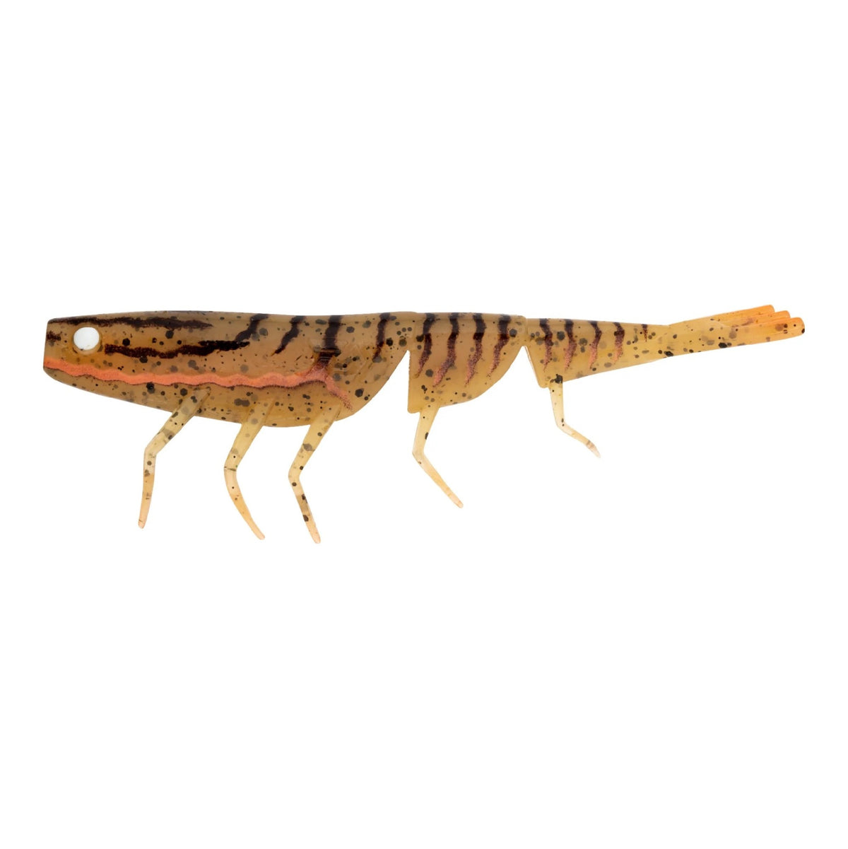 Daiwa Baitjunkie 4" Prawn Soft Plastic Lure [cl:pumpkin Spice]