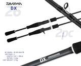 Daiwa 26 Dx Crossover Baitcast Rod [sz:6'6"/2-4kg/2pc/662lfb]