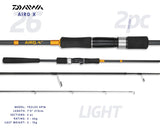 Daiwa 26 Aird X Spinning Rod [sz:7'/2-4kg/2pc/702lxs]