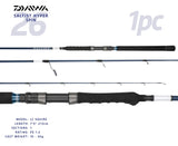 Daiwa 26 Saltist Hyper Spinning Rod [sz:7'2"/pe 1-2/2pcbj/s72-1/2]