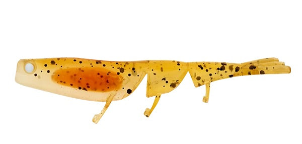 Daiwa Baitjunkie 2.35" Prawn Soft Plastic Lure [cl:espresso Uv]