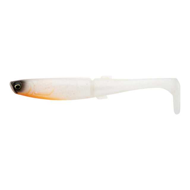 Daiwa Baitjunkie 6.5" Megaminnow Soft Plastic Lure [cl:white Pearl]