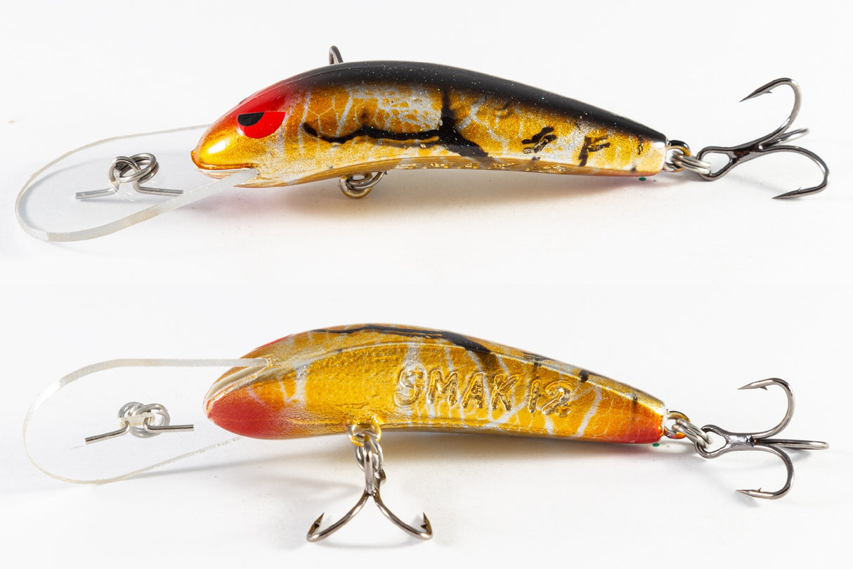 Smak Blitz Baga 100mm Deep Diver Hard Body Lure [cl:gold Rush]