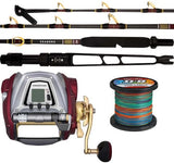 Daiwa Electric Combo Seaborg 1200mj Seaborg 60xhfd Pre-spooled X8 Braid 80lb 1200m