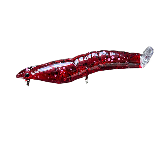 Mmd Splash Prawn 95mm 10g Floating Surface Lure [cl:red Devil]
