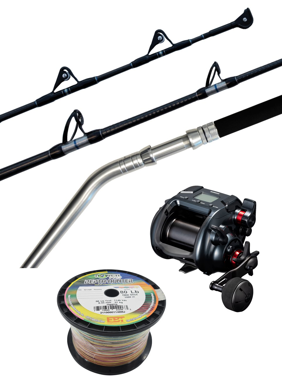 Shimano Electric Combo Plays 4000 Status B/b 5'10" Pe 3-5 Pre-spooled Power Pro Braid 80lb 450m 