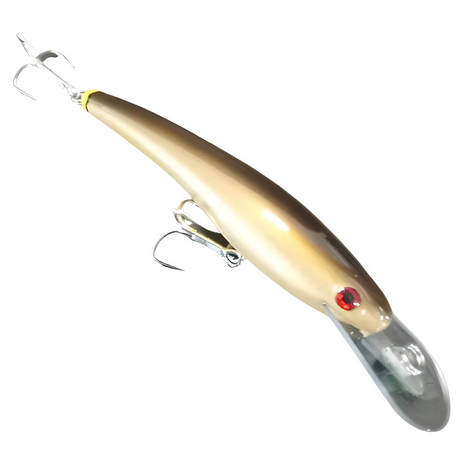 Lethal Lures Barra Slayer Gen Iii 130mm 2m Diving Timber Hard Body Lure [cl:52]