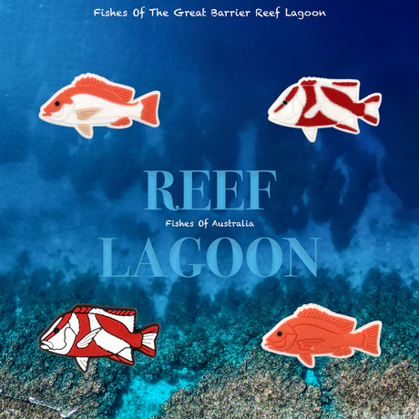 Reef Lagoon Charm Pack [cl:tropical Deep Reds]