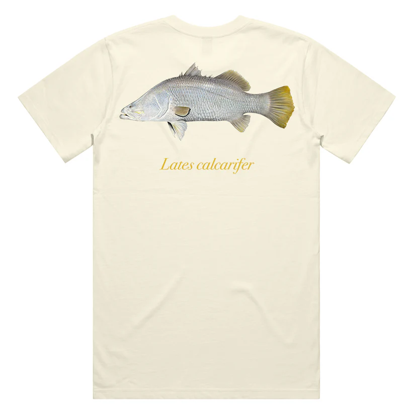 Reef Lagoon T-shirt Ss Tee Barramundi Natural [sz:s]