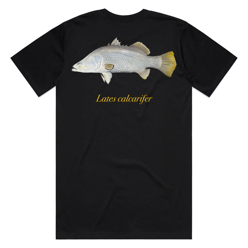 Reef Lagoon T-shirt Ss Tee Barramundi Black [sz:s]