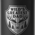 Yeti Rambler 36oz (1l) Bottle With Chug Cap Engraved "wild's Greatest Dad" > [cl:black]