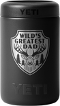 Yeti Rambler Colster Insulated (375ml) Can Cooler Engraved "wild's Greatest Dad" > [cl:black]