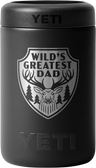 Yeti Rambler Colster Insulated (375ml) Can Cooler Engraved "wild's Greatest Dad" > [cl:black]