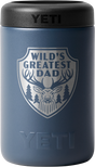Yeti Rambler Colster Insulated (375ml) Can Cooler Engraved "wild's Greatest Dad" > [cl:navy]
