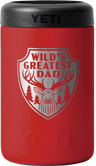 Yeti Rambler Colster Insulated (375ml) Can Cooler Engraved "wild's Greatest Dad" > [cl:rescue Red]