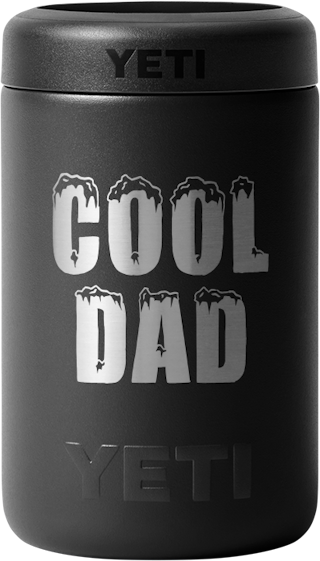 Yeti Rambler Colster Insulated (375ml) Can Cooler Engraved "cool Dad" > [cl:black]