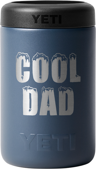 Yeti Rambler Colster Insulated (375ml) Can Cooler Engraved "cool Dad" > [cl:navy]