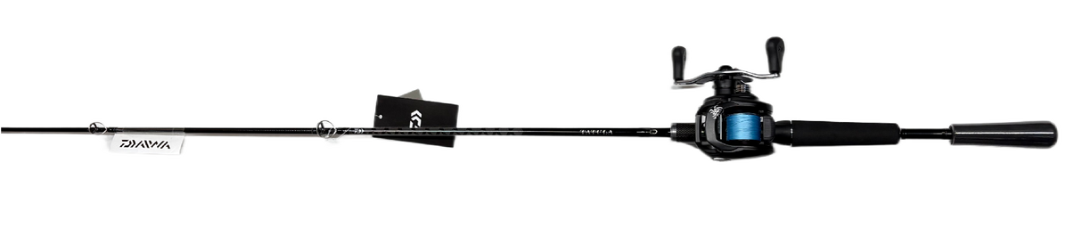 Daiwa Baitcast Combo Tatula 150hs & Tatula Xt 601hfb Spooled With 150m 30lb Rovex D8 Cast Braid ><