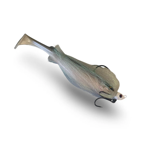 Spinwright Fluffball 220mm 1/2oz Soft Plastic Swimbait Swim-jig Lure [cl:gizzard Shad]