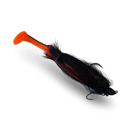 Spinwright Fluffball 220mm 1/2oz Soft Plastic Swimbait Swim-jig Lure [cl:pumpkin Head]