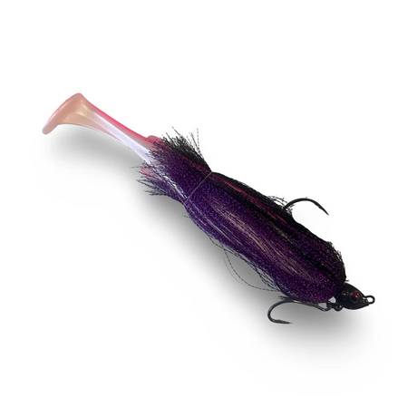 Spinwright Fluffball 220mm 1/2oz Soft Plastic Swimbait Swim-jig Lure [cl:ninkendo]