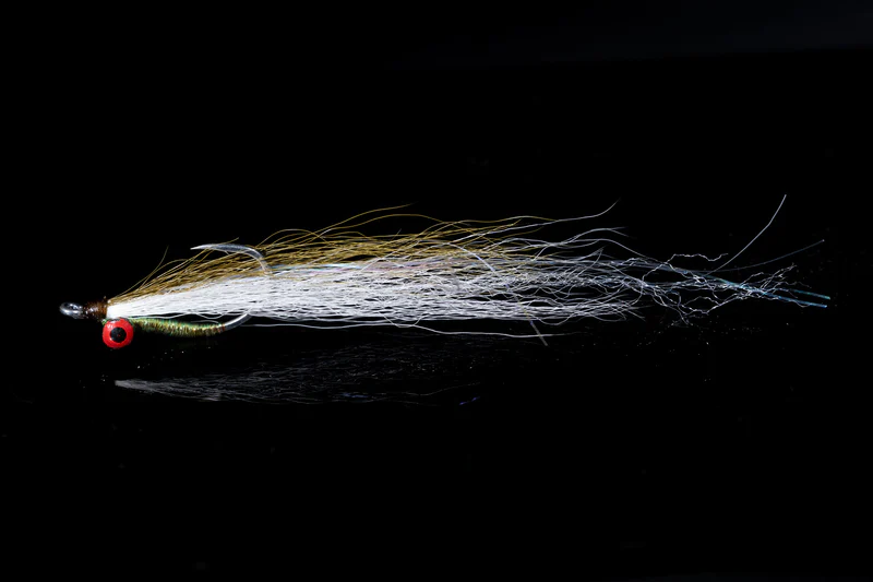 Manic Fly Aussie Clouser [sz & Cl:2 - Olive/white]