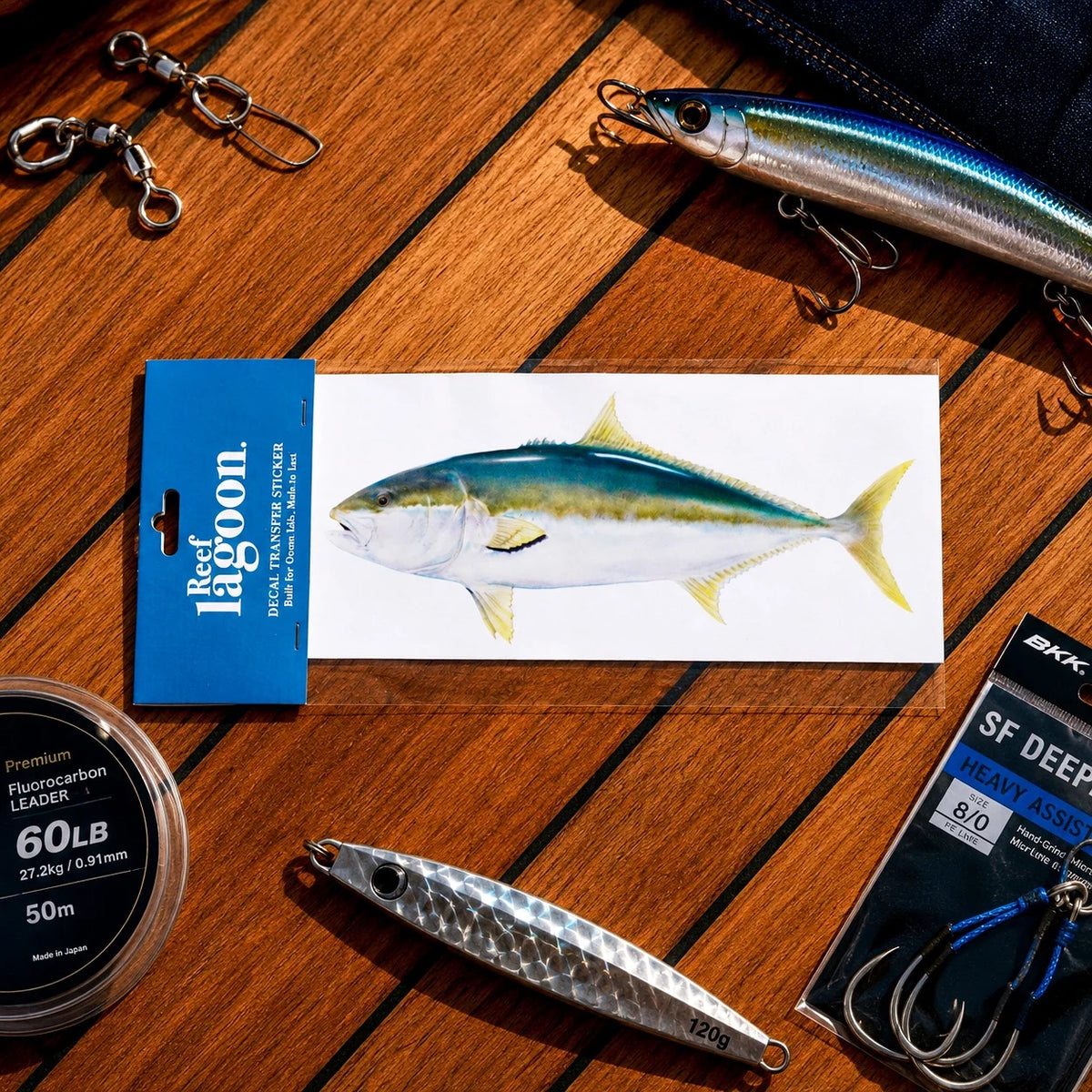 Reef Lagoon Decal Sticker A5 [cl:yellowtail Kingfish]
