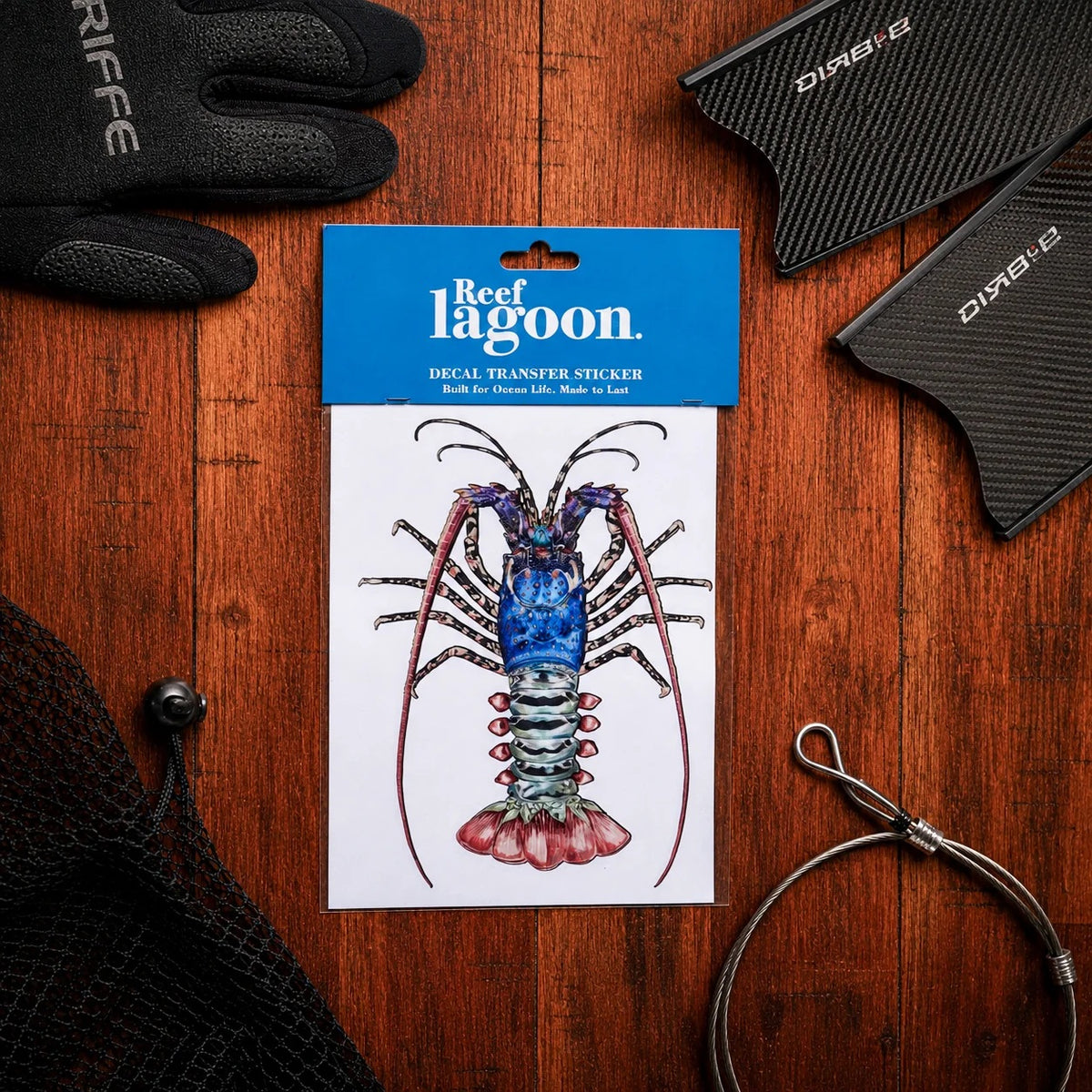 Reef Lagoon Decal Sticker A5 [cl:ornate Rock Lobster]