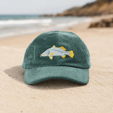 Reef Lagoon Corduroy Curved Brim Cap [cl:barramundi / Jade]