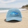 Reef Lagoon Corduroy Curved Brim Cap [cl:tuskfish / Lagoon Blue]