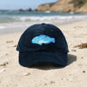 Reef Lagoon Corduroy Curved Brim Cap [cl:tuskfish / Midnight]