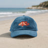 Reef Lagoon Corduroy Curved Brim Cap [cl:red Emperor / Ocean Blue]