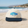 Reef Lagoon Corduroy Flat Brim Cap [cl:tuskfish / Cream/midnight]