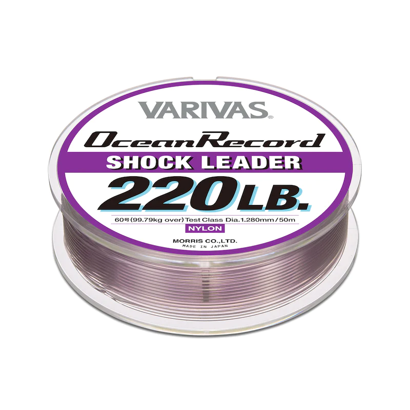 Varivas Ocean Record Shock Monofilament Fishing Leader 50m