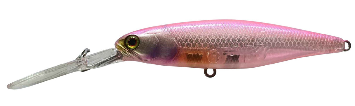 Jackall Hank Tune Squirrel 79mm 10.6g Jerkbait Hard Body Lure [cl:pink Back Wakasagi]