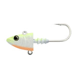 Little Jack Genuine Shape Jighead >< [sz & Cl:28g - Super Glow Org Bell]