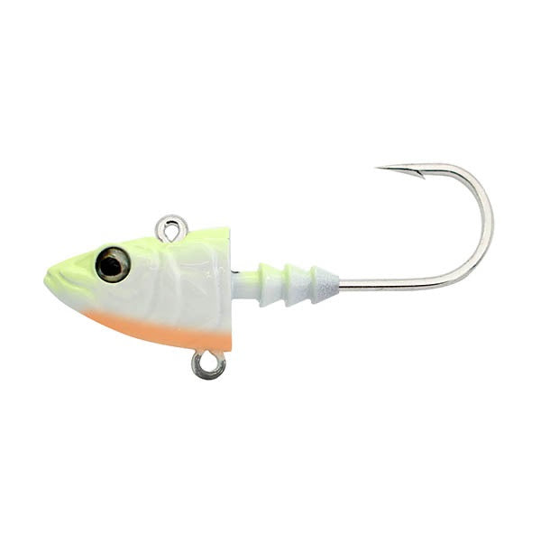 Little Jack Genuine Shape Jighead >< [sz & Cl:28g - Super Glow Org Bell]