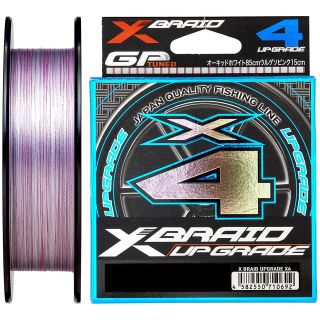Ygk X-braid Upgrade X4 Braided Fishing Line White/red [sz:200m Pe 3 / 40lb]