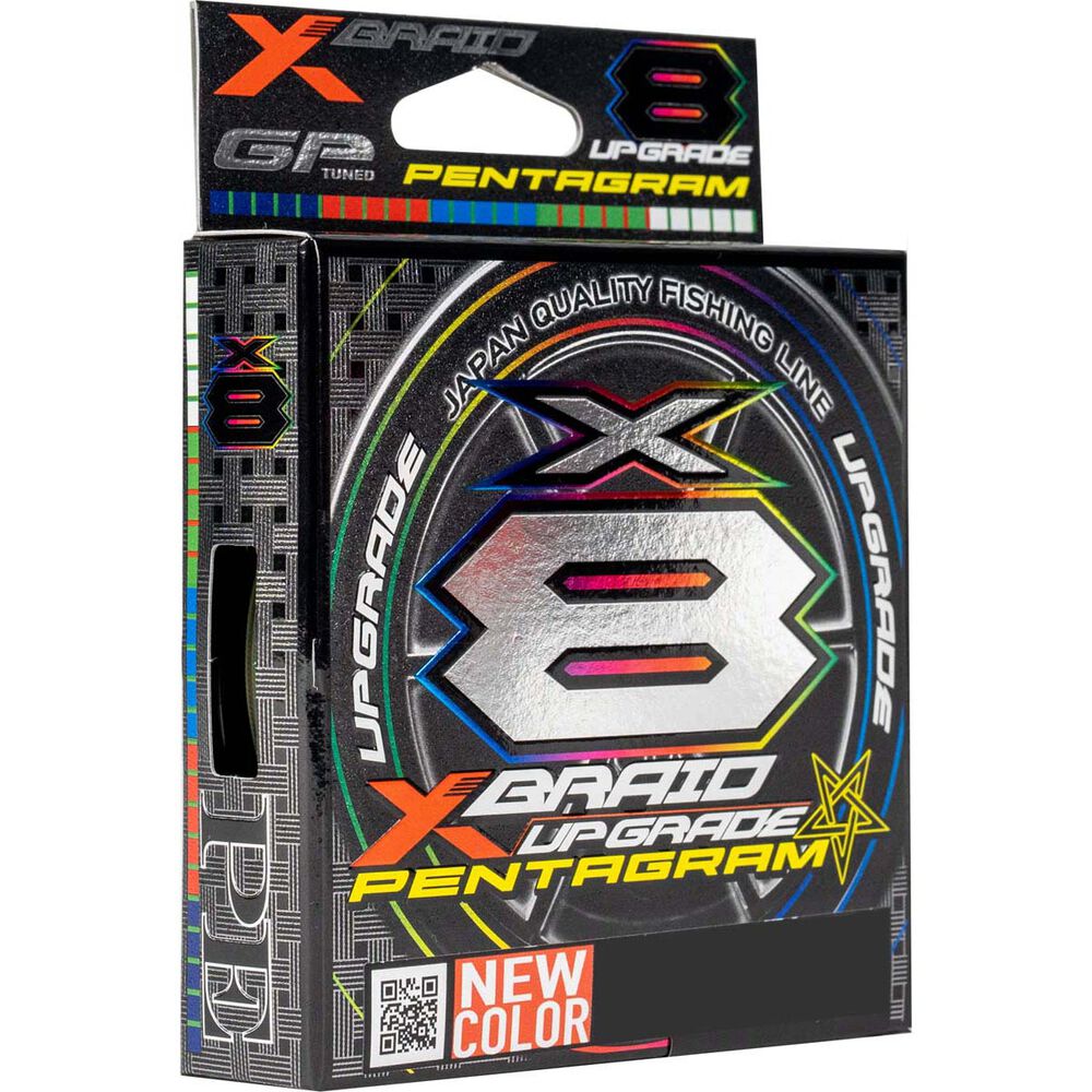 Ygk X-braid Upgrade X8 Pentagram Braided Fishing Line Multi Colour [sz:300m Pe2 / 40lb]