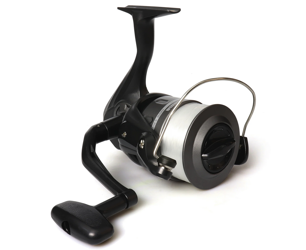 Okuma Fin Chaser Black Spinning Reel With Line >< [sz:fn-65bk]